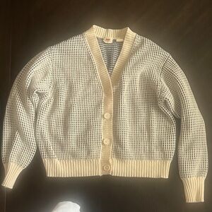 Levi's Cream and Black Women's Cardigan